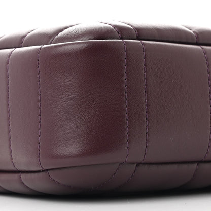 Burberry Calfskin Quilted Small Lola Camera Bag Deep Maroon 9 of 10