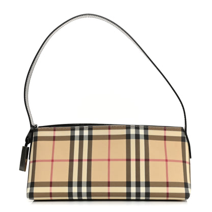 Burberry House Check Large Pochette Black 1 of 9