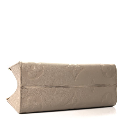 Louis Vuitton Empreinte Monogram Giant Onthego MM Tourterelle 4 of 10