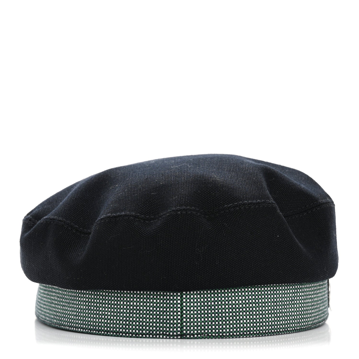 Hermes Cotton Hemp Cavale Pop Cap 56 Bleu Minuit Marine 6 of 8