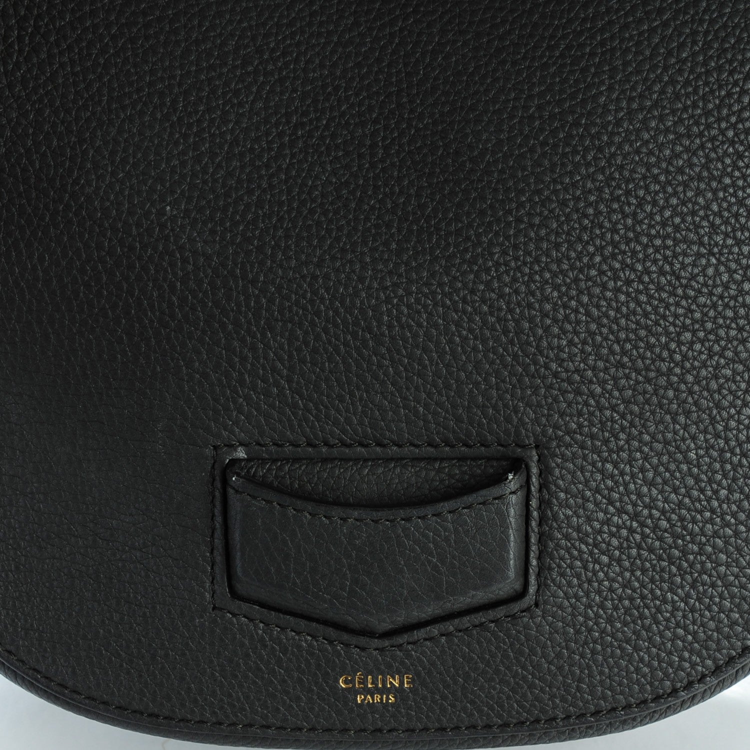 Celine Baby Grained Calfskin Small Trotteur Dark Taupe 6 of 7
