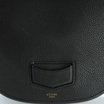 Celine Baby Grained Calfskin Small Trotteur Dark Taupe 6 of 7