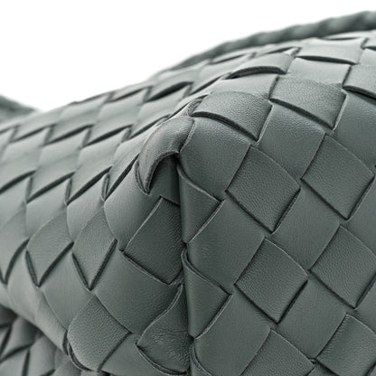 Bottega Veneta Nappa Intrecciato Medium Andiamo Shoulder Bag Slate 9 of 12