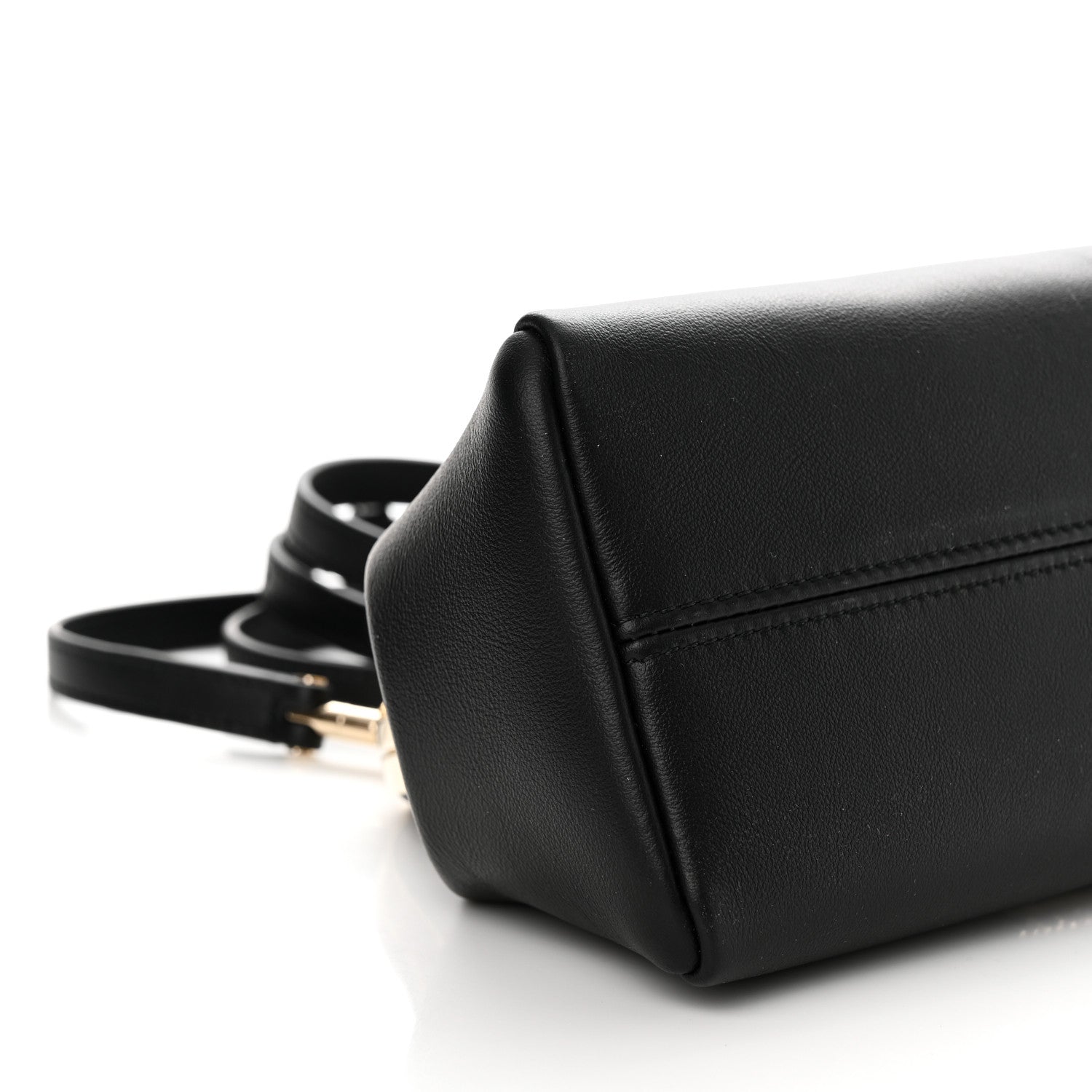 Bulgari Nappa Serpentine Clutch With Strap Black 10 of 11
