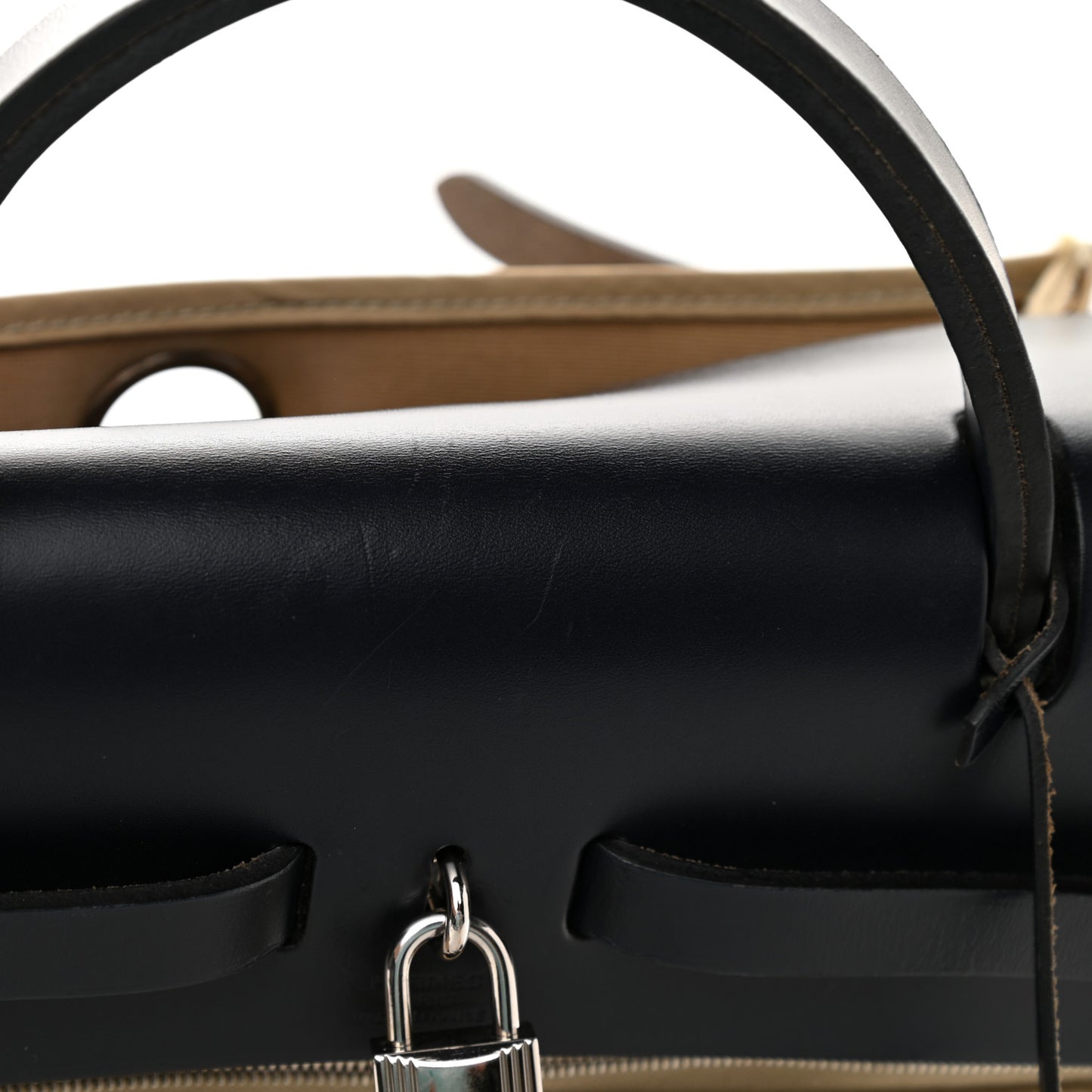 Vache Hunter Toile Herbag Zip 31 PM Trench Bleu Indigo
