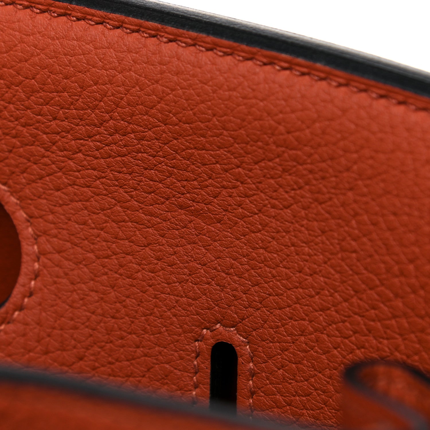 Hermes Taurillon Clemence Birkin 35 Cuivre 12 of 14