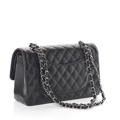 Chanel Caviar Quilted Medium Double Flap Black 3 of 9