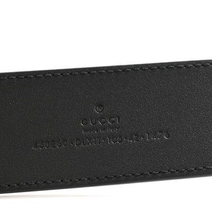 Gucci Moon Calfskin Pearl Double G 40mm Belt 105 42 Black Cream 5 of 5