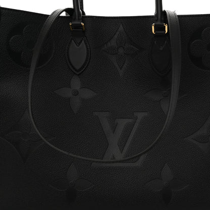 Louis Vuitton Empreinte Monogram Giant Onthego GM Black 8 of 11