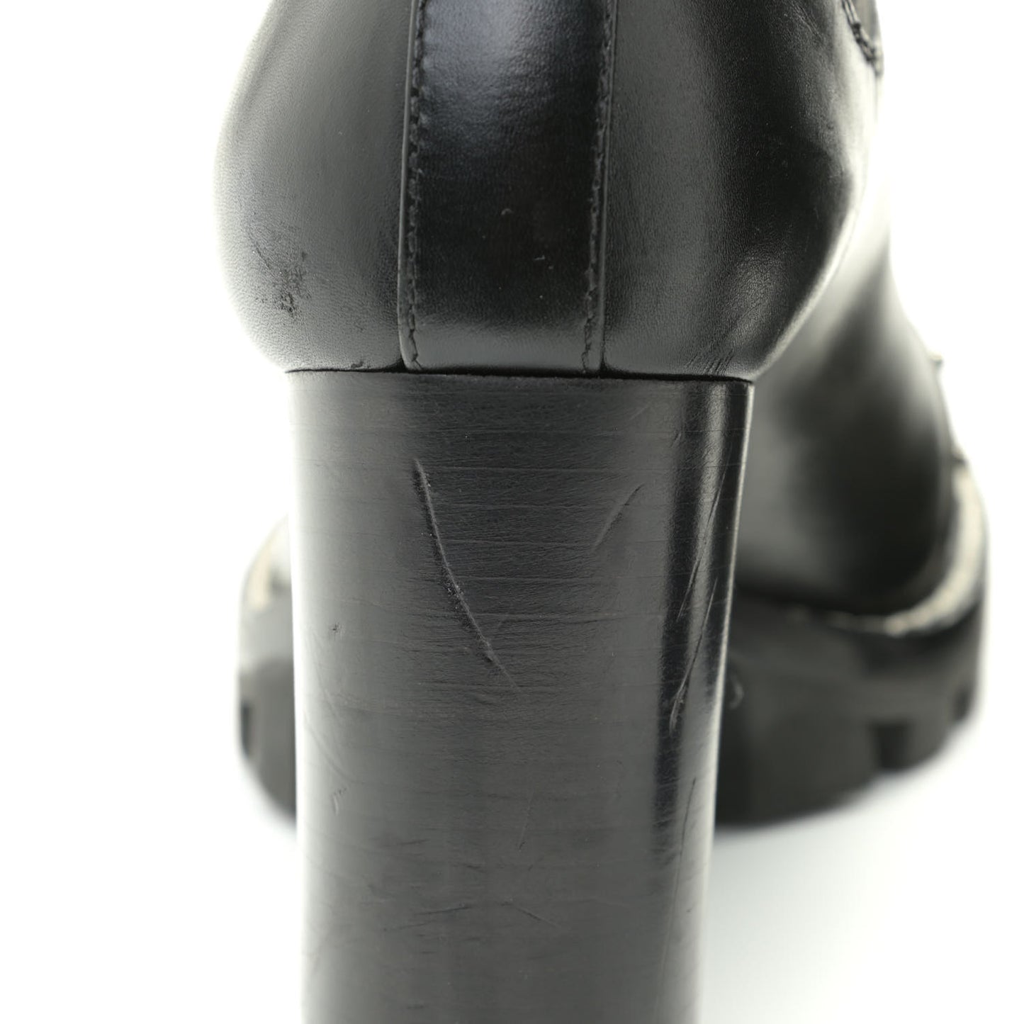 Calfskin Monogram Star Trail Chelsea Ankle Boots 38.5 Black