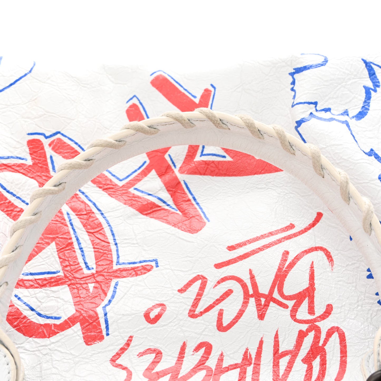 Agneau Graffiti All Over Classic Hardware City White Bleu Rouge