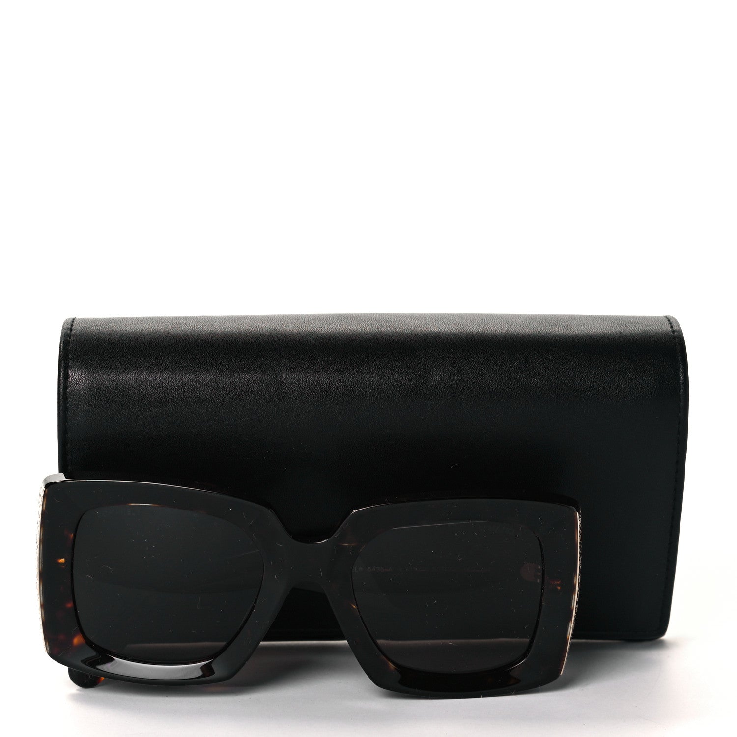 Chanel Acetate Rectangle Sunglasses 5435 Tortoise 7 of 7