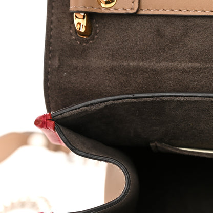 Fendi Calfskin F is Fendi Studded Small Kan I Shoulder Bag Tan 12 of 12