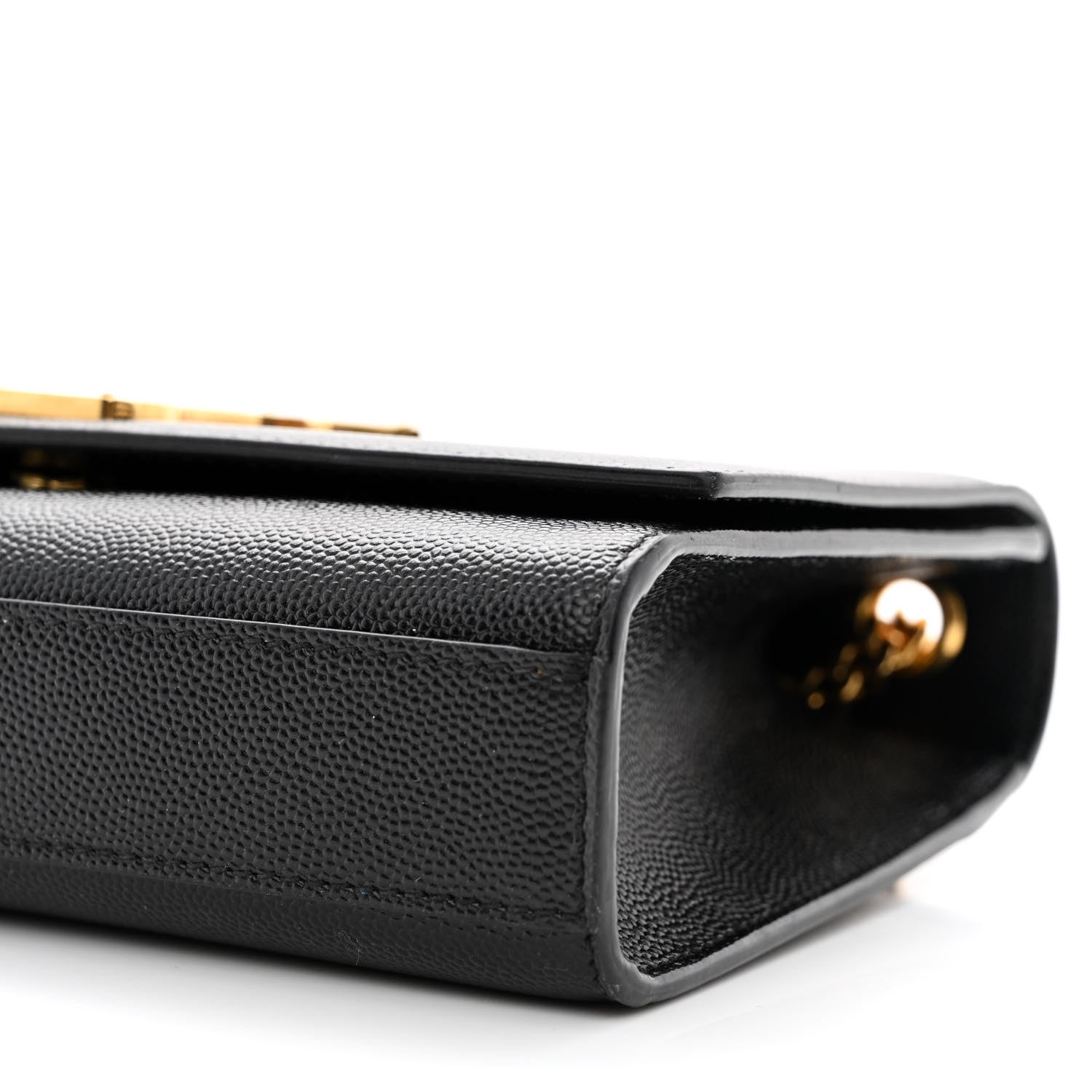 Saint Laurent Grain De Poudre Small Monogram Kate Satchel Black 10 of 17