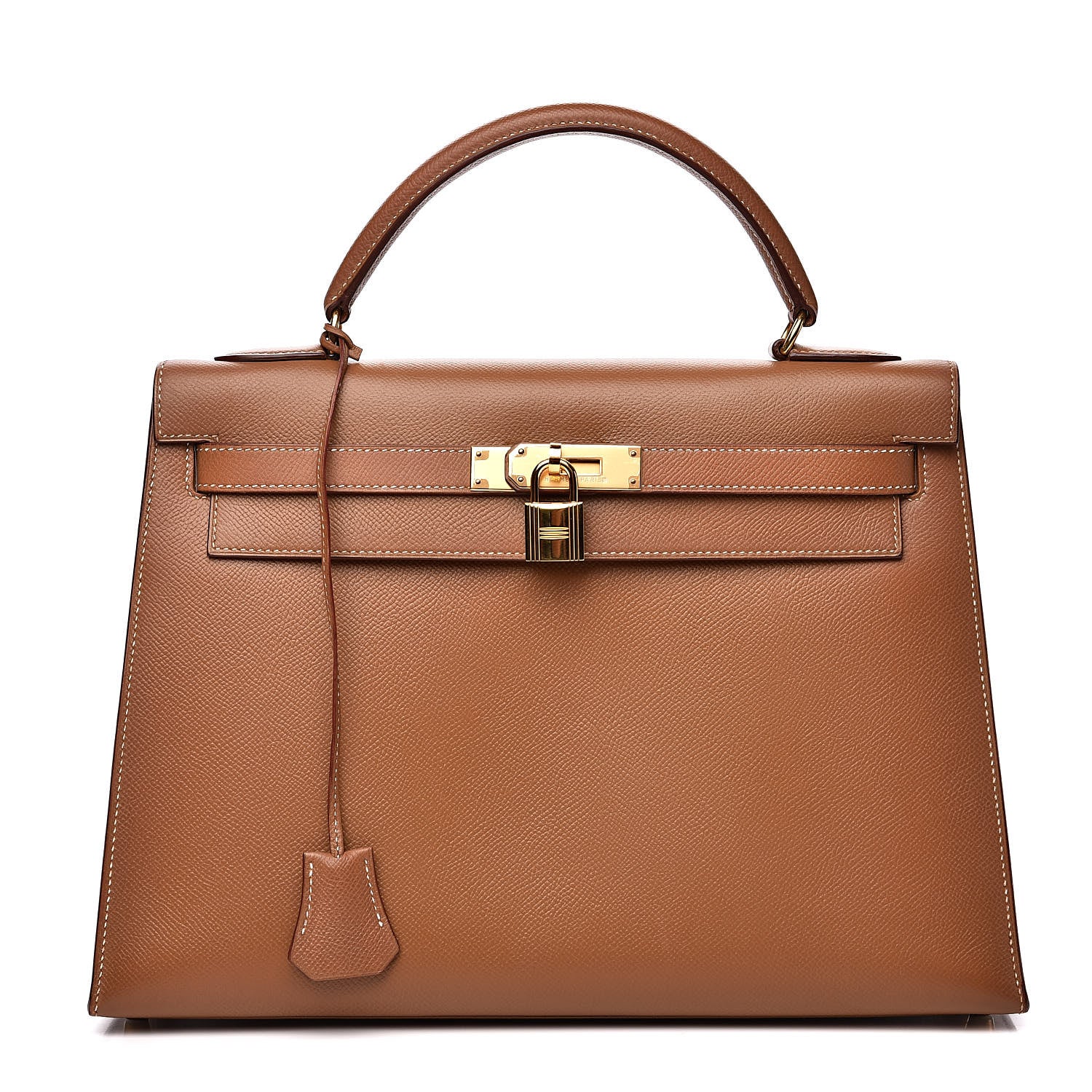 Hermes Courchevel Kelly Sellier 32 Gold 1 of 32