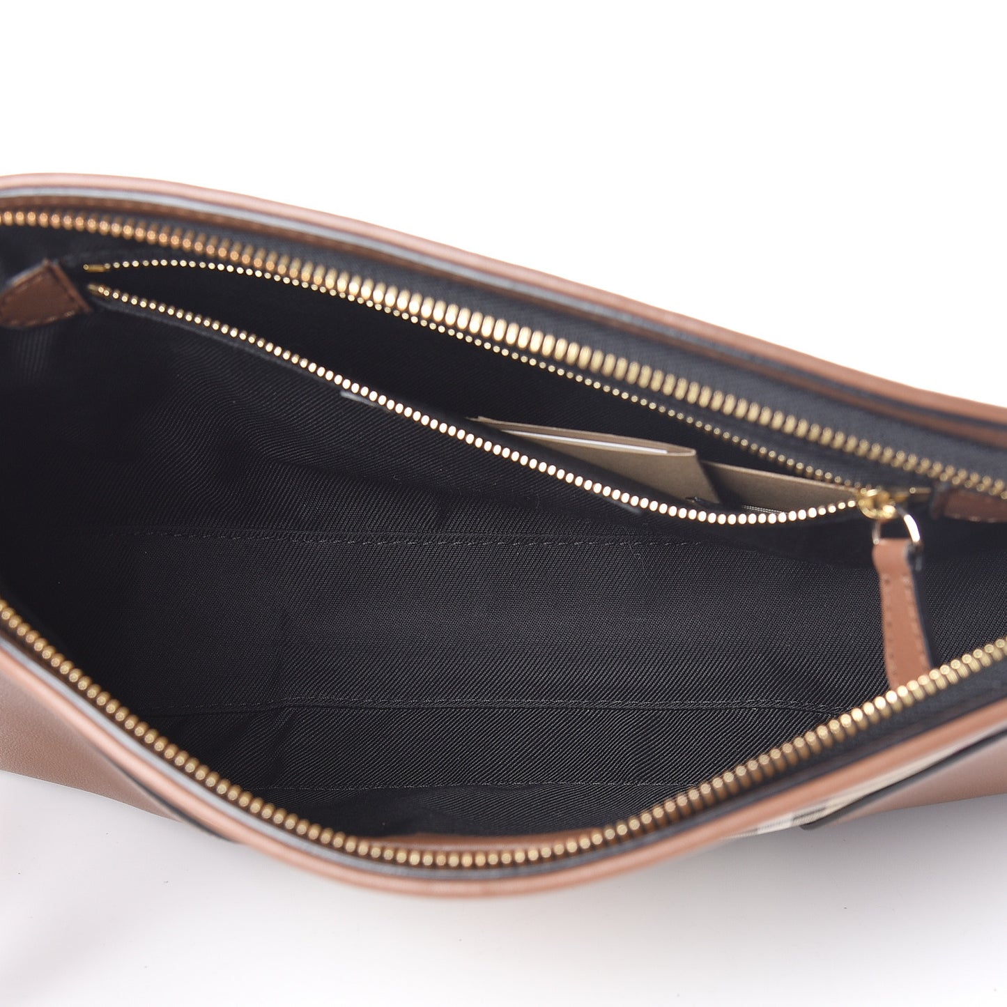 Horseferry Check Small Chichester Crossbody Clutch Bag Honey Tan
