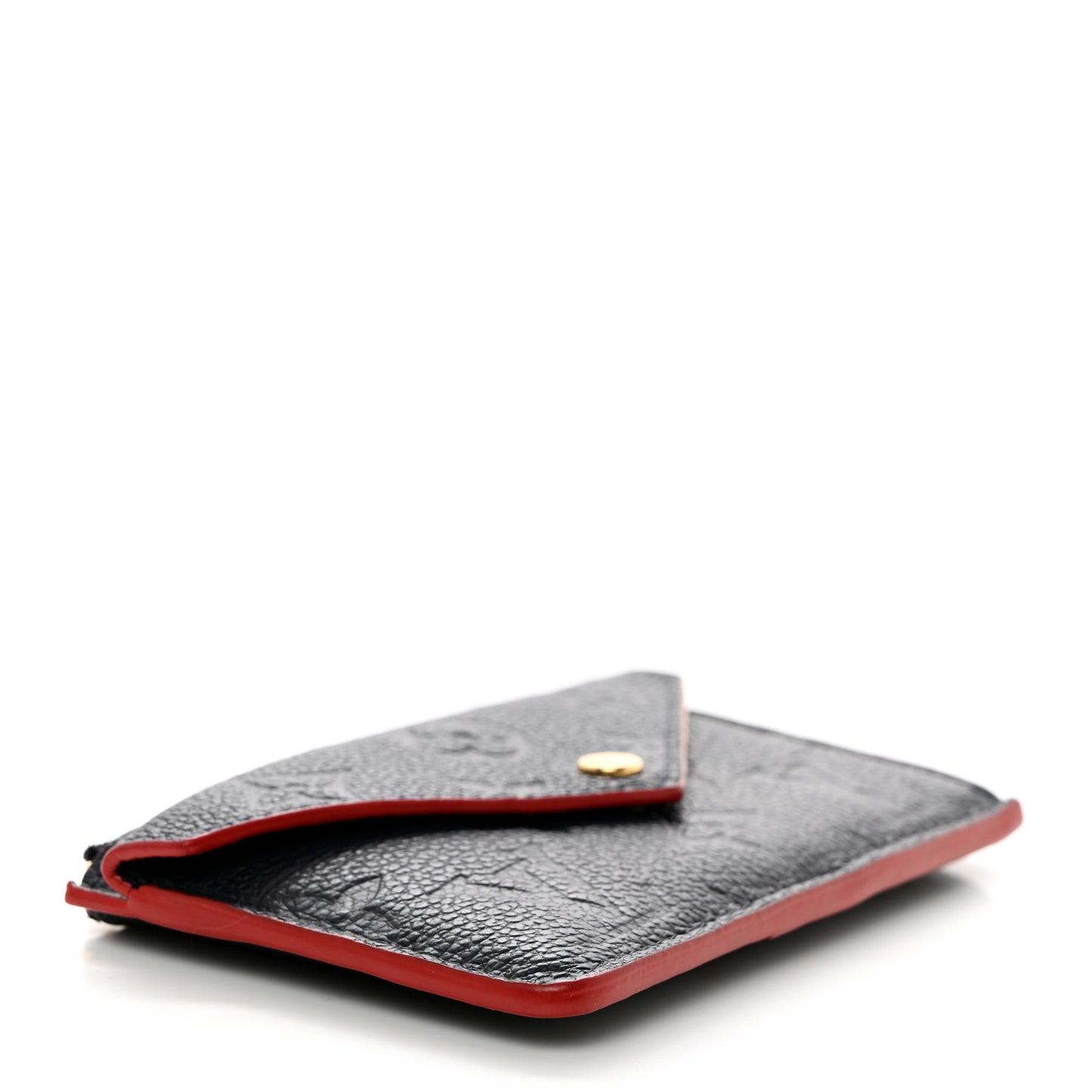 Empreinte Recto Verso Card Holder Marine Rouge