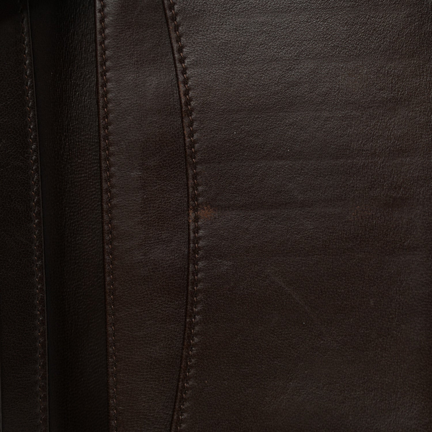 Chanel Lambskin Quilted Yen Wallet Dark Brown 8 of 8