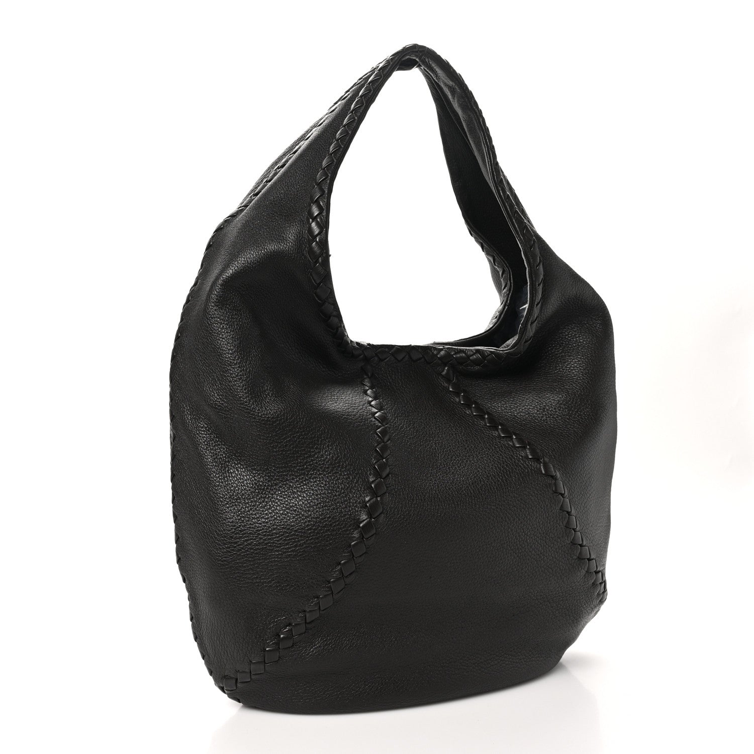 Bottega Veneta Cervo Deerskin Large Hobo Ebano 3 of 9