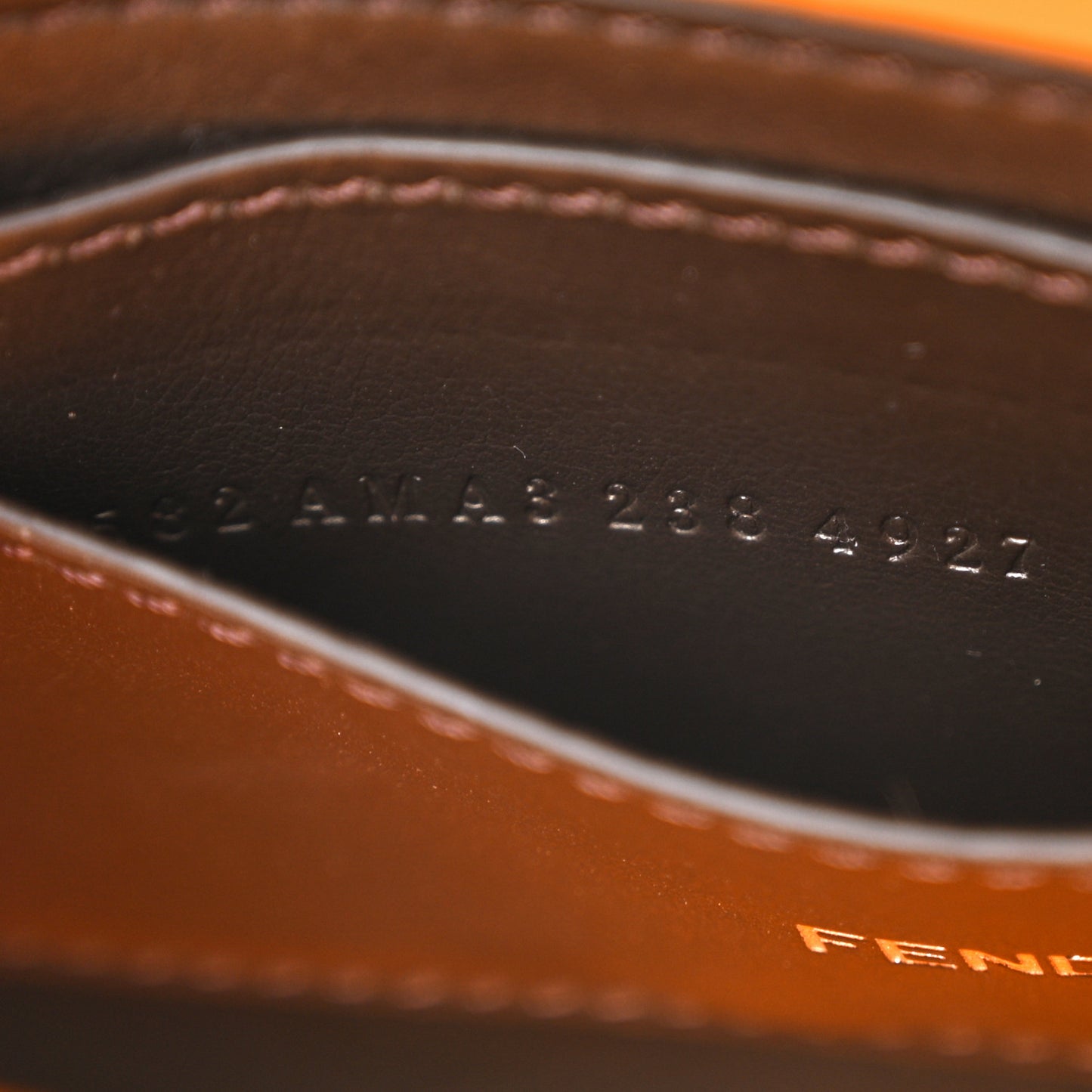 Cuoio Romano Vitello Cover Bi-Color Peekaboo I See U X Cross Satchel Orange