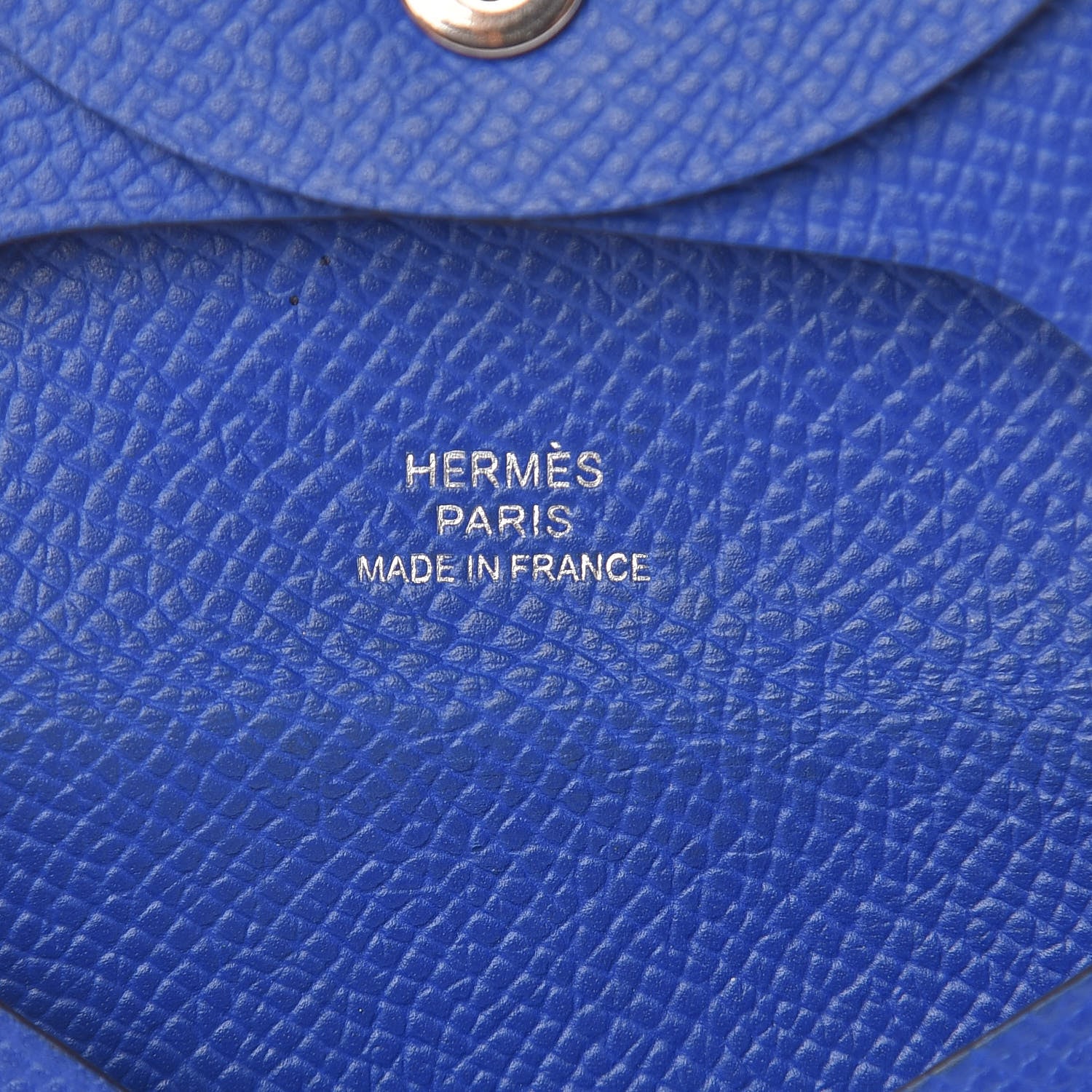 Hermes Epsom Bastia Coin Purse Bleu Royal 6 of 8