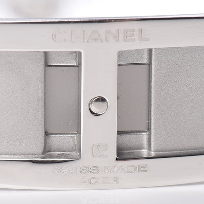 Chanel Stainless Steel Ceramic Diamond 33mm J12 Quartz Watch White 8 of 8