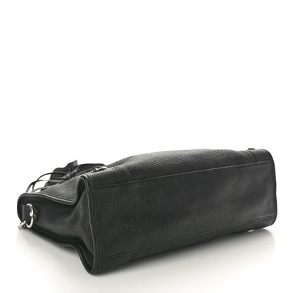 Balenciaga Vibrato Calfskin Classic Silver Hardware City Black 5 of 11
