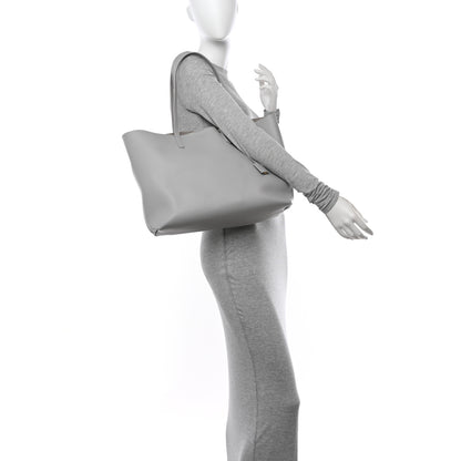 Saint Laurent Calfskin Large Shopping Tote Granite 2 of 16