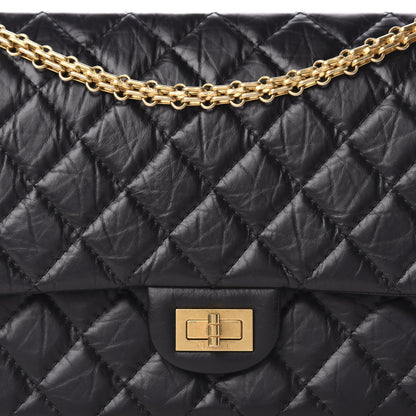 Chanel Aged Calfskin Quilted 2.55 Reissue 226 Flap Black 10 of 11