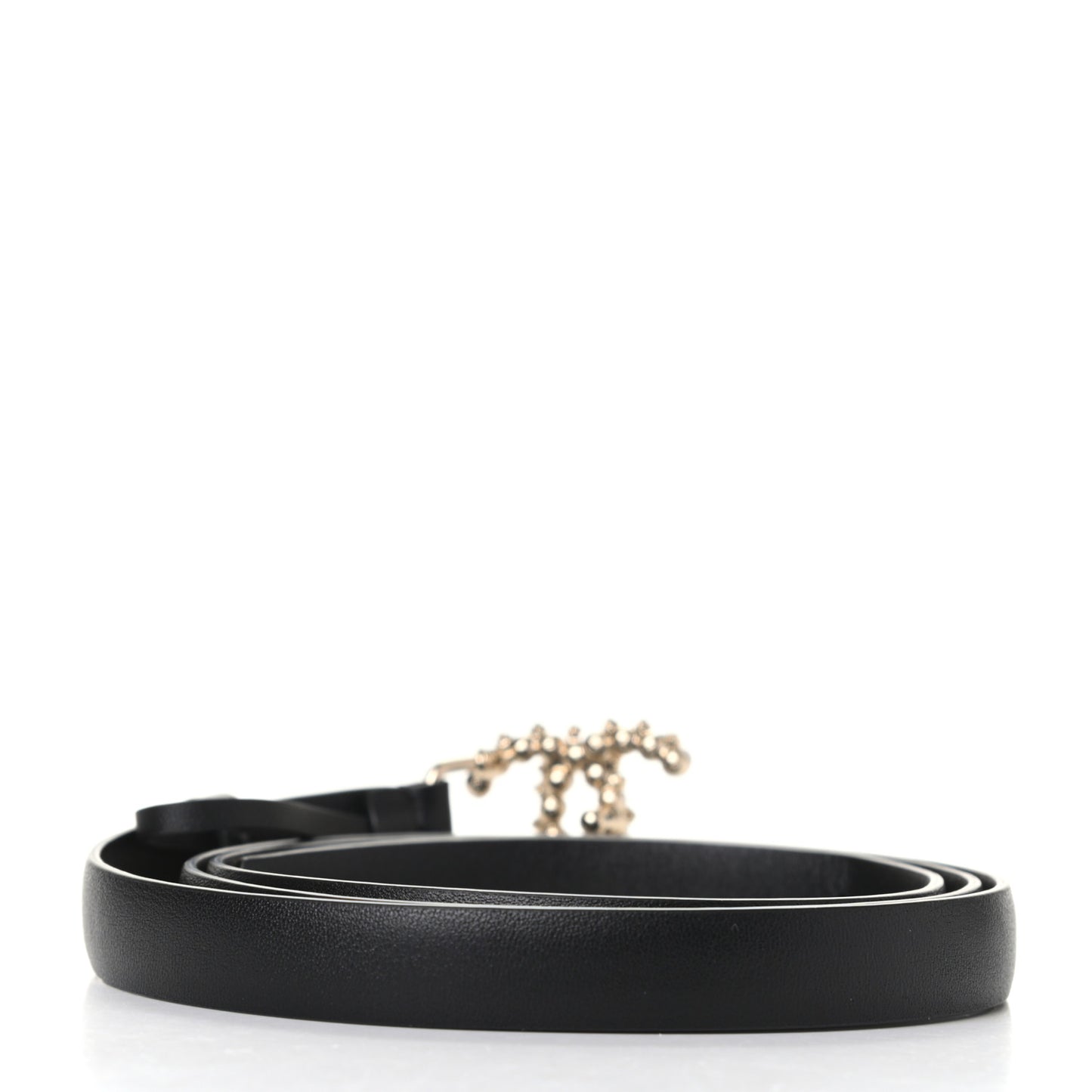 Calfskin Pearl CC Belt 90 36 Black