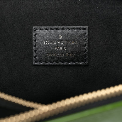 Louis Vuitton Patent Embossed Monogram Coussin PM Green Black 8 of 14