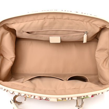 Christian Dior Monogram Vintage Flowers Bowler Beige 5 of 15