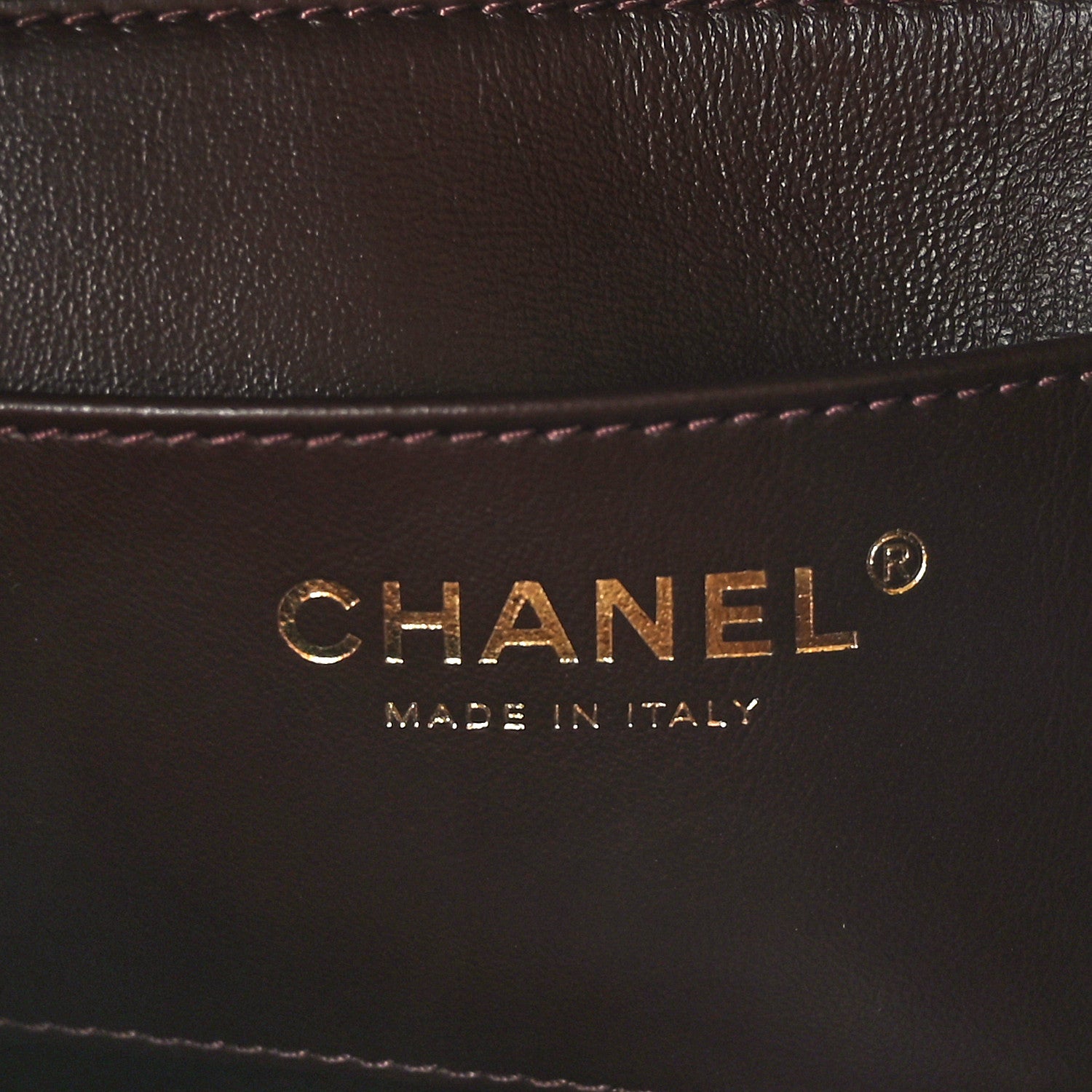 Chanel Lambskin Quilted Mini Wenge Wood Bowling Bag Burgundy 7 of 11