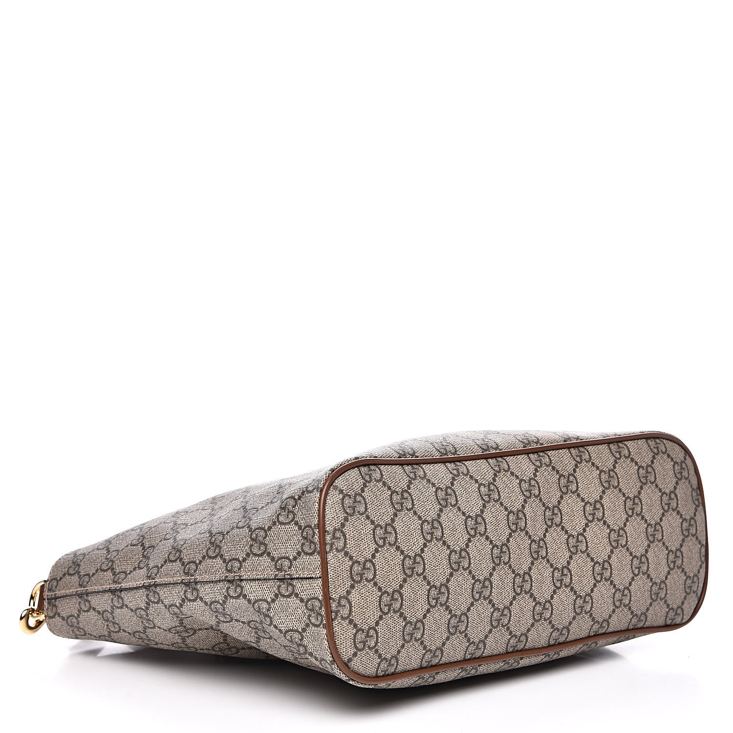 Gucci Soft GG Supreme Monogram Small Crossbody Tote Beige Cuir 4 of 11