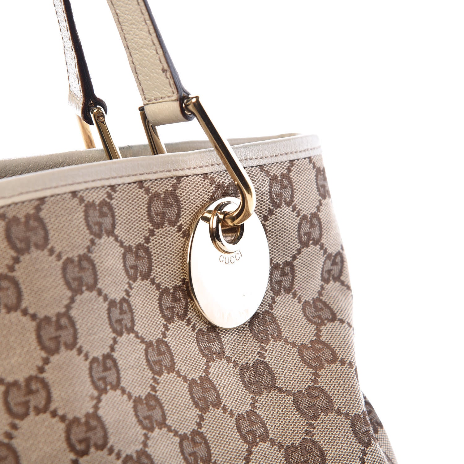 Gucci Monogram Medium Eclipse Tote Off White 12 of 13