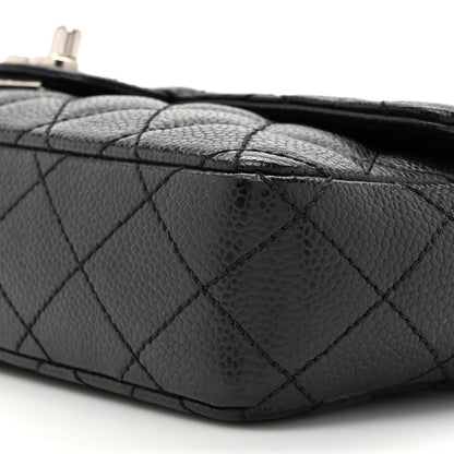 Chanel Caviar Quilted East West Flap Black 9 of 12