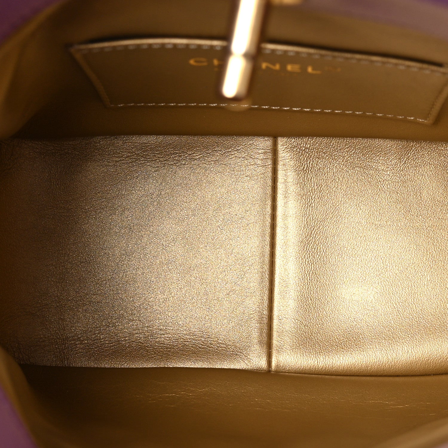 Chanel Lambskin Quilted Small Pearl Crush Hobo Purple 5 of 9