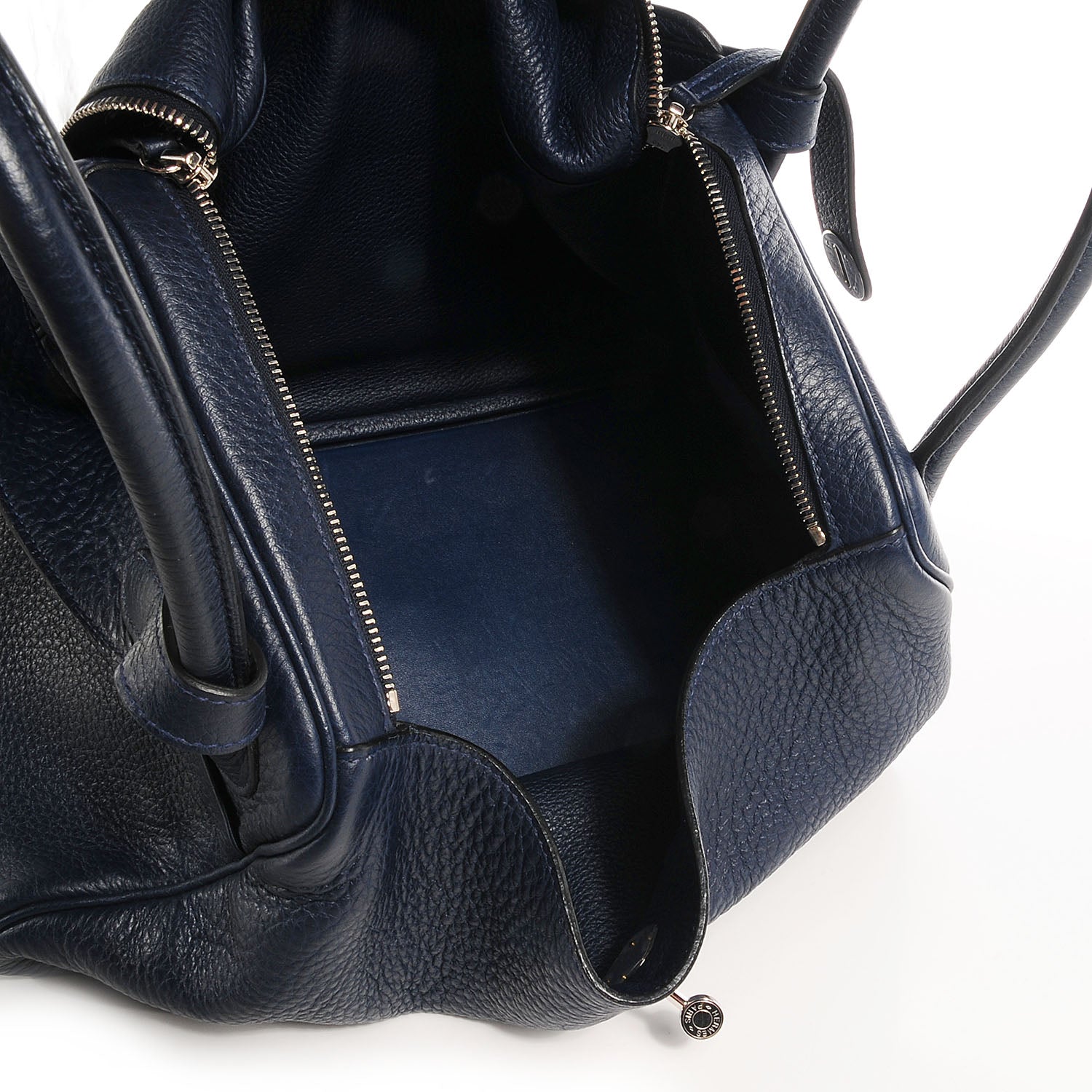 Hermes Taurillon Clemence Lindy 34 Bleu Abysse 10 of 10