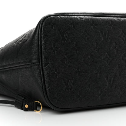 Louis Vuitton Empreinte Monogram Giant Neverfull MM Black 8 of 9
