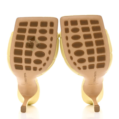 Bottega Veneta Nappa Quilted Rubber Lido Mule Sandals 39 Moon Beam 5 of 9