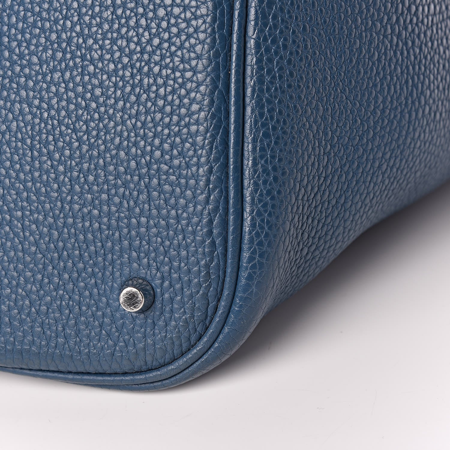 Hermes Taurillon Clemence Picotin Lock 26 GM Rouge Casaque Bleu Thalassa 16 of 16