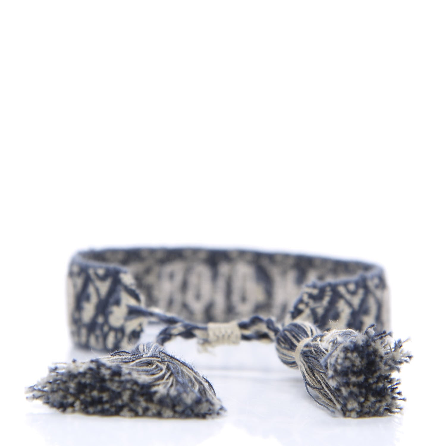 Christian Dior Woven Cotton J'Adior Friendship Bracelet Blue 3 of 3