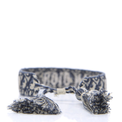 Christian Dior Woven Cotton J'Adior Friendship Bracelet Blue 3 of 3