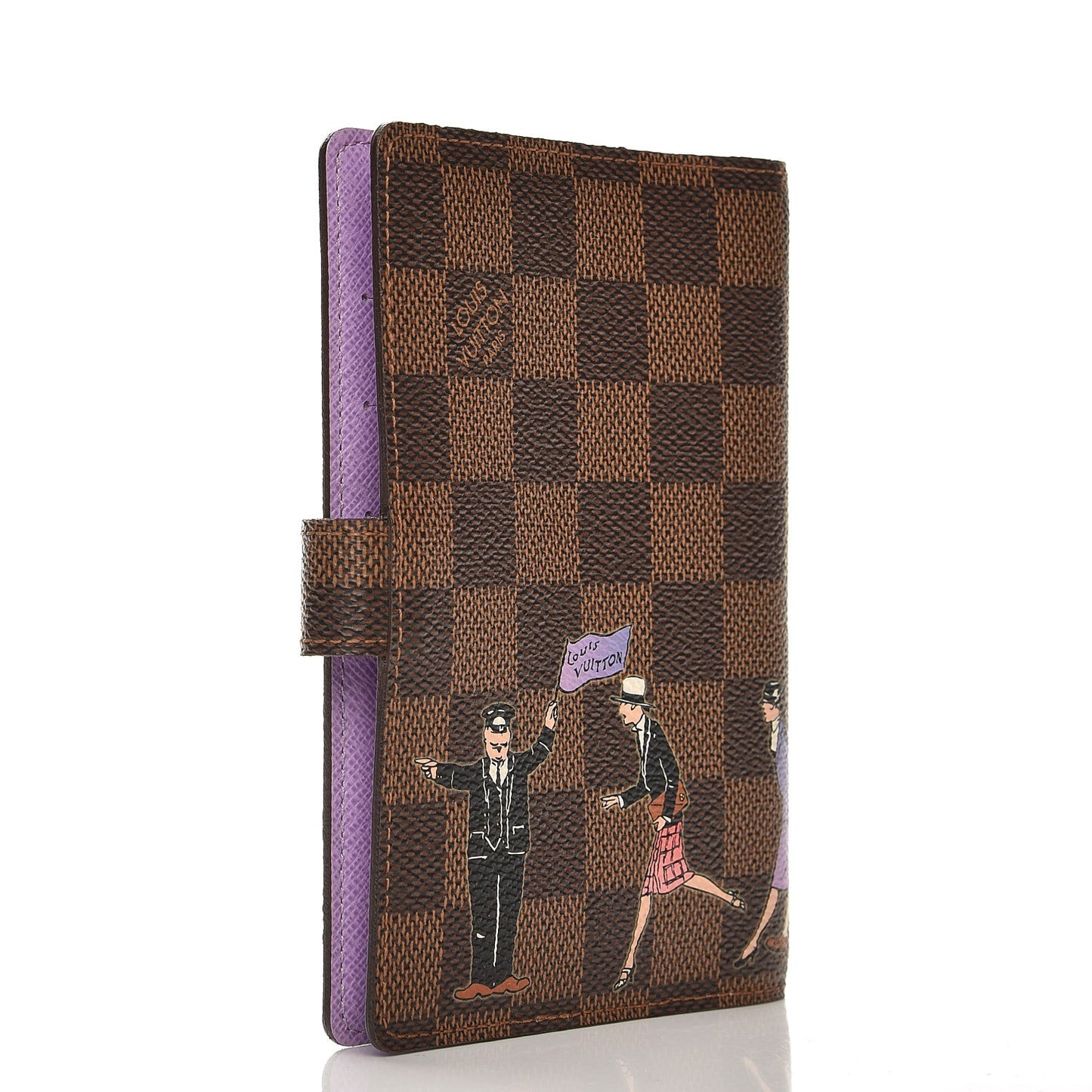 Damier Ebene Illustre Small Ring Agenda