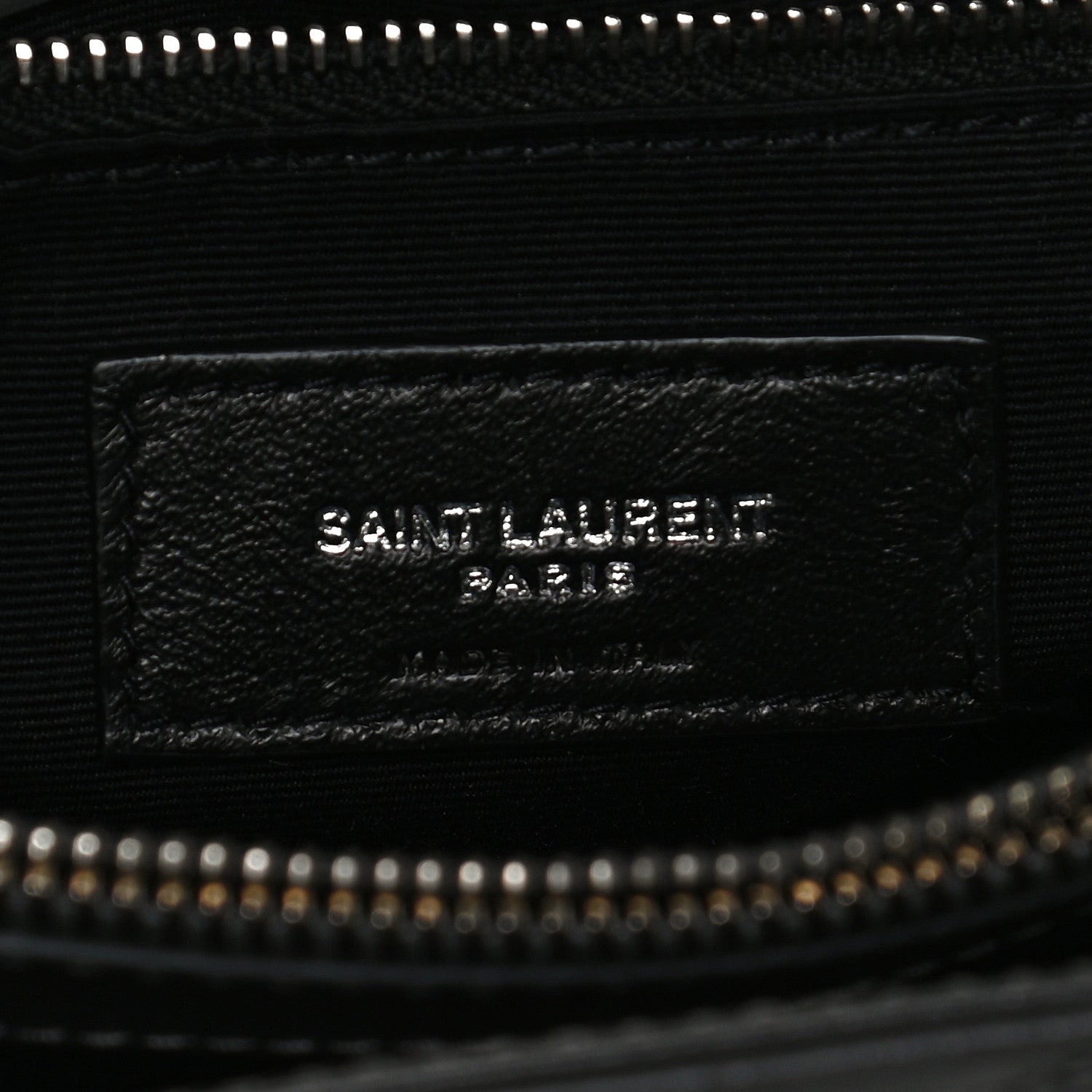 Saint Laurent Calfskin Y Quilted Monogram Small Loulou Shopper Grey 6 of 11
