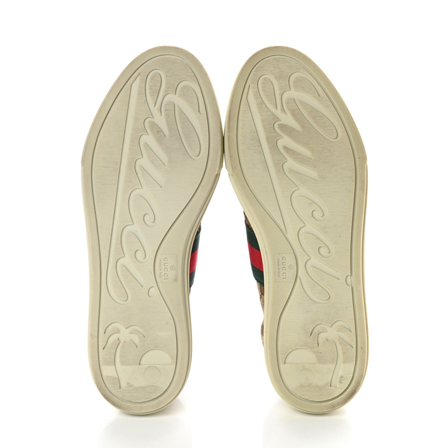 Gucci GG Monogram Web Womens Sneakers 36 Brown 5 of 9