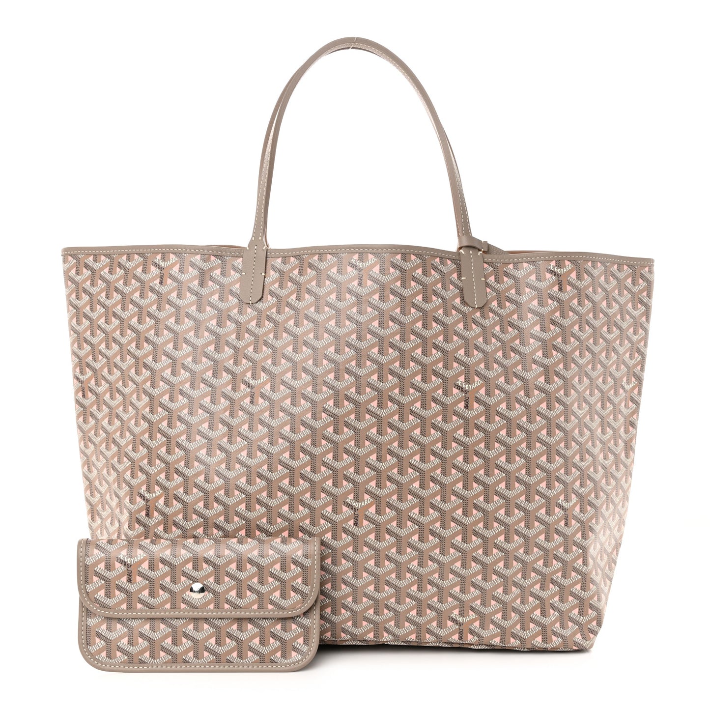 Goyardine Saint Louis Claire Voie GM Grege Powder Pink