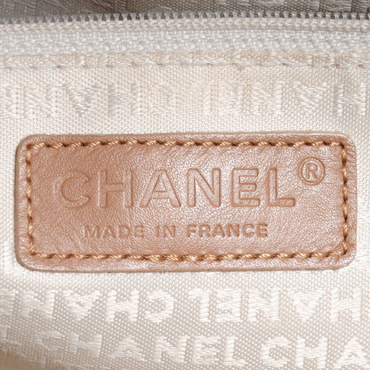 Chanel Caviar Square Stitched Tote Beige 6 of 7