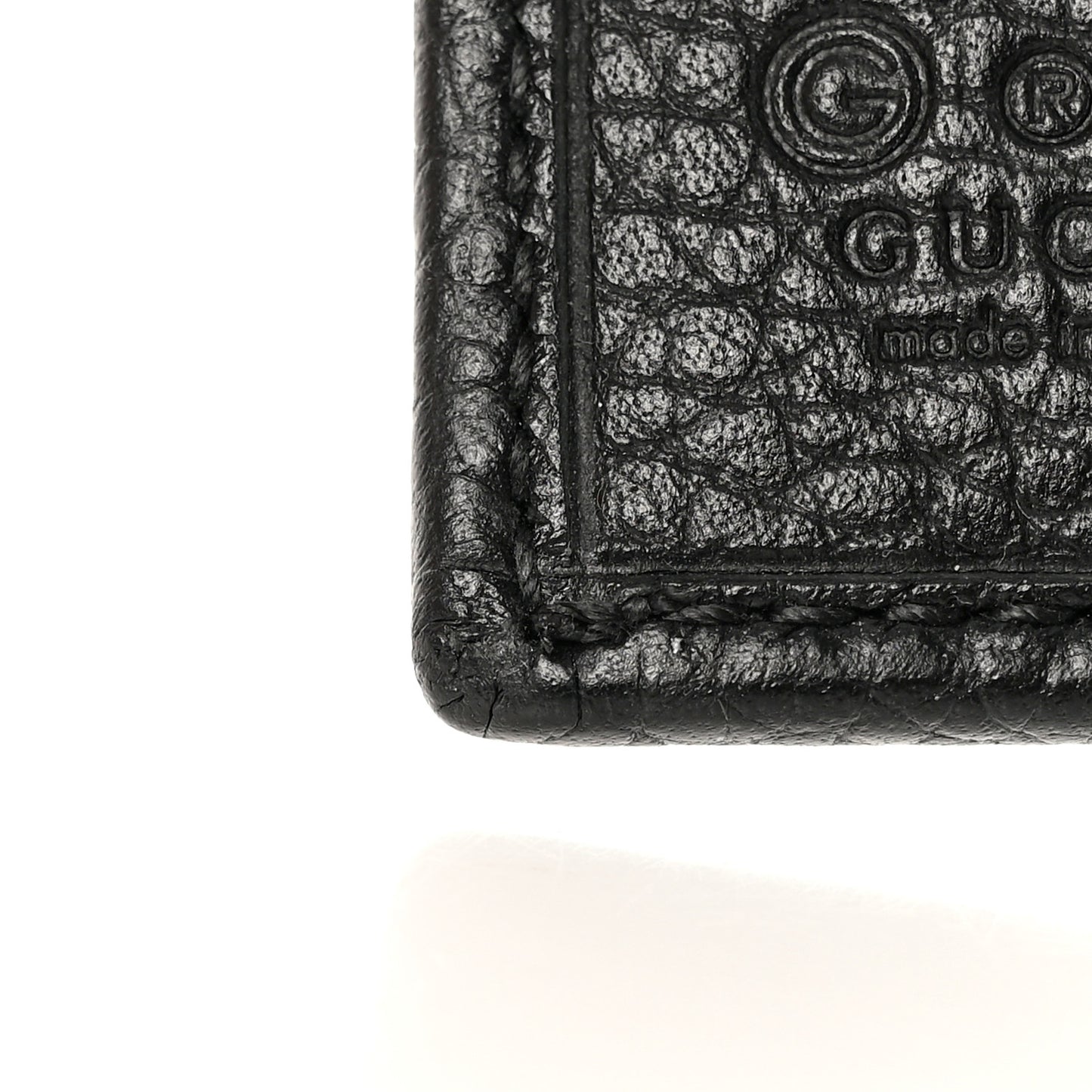 Pebbled Calfskin Soho Compact Flap Wallet Black