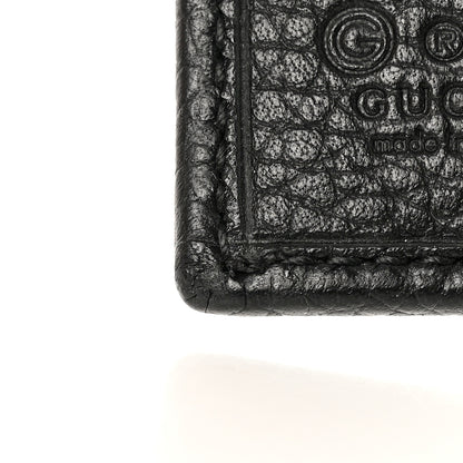 Gucci Pebbled Calfskin Soho Compact Flap Wallet Black 15 of 17